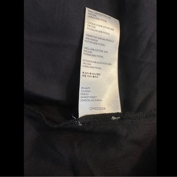 ANTHROPOLOGIE A+ Sarah Tunic Dress Black White Plaid Blue Floral Embroidered - Picture 14 of 15